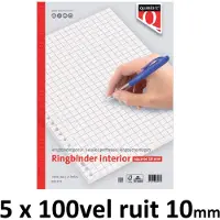 Quantore 5 x Interieur Quantore - A4 - 23-gaats - ruit 10mm - 5x100vel