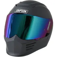 Simpson Speed Mat Zwart Integraalhelm Maat XS