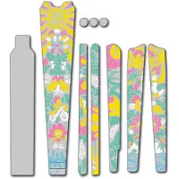 DYEDBRO Gravel Victor Brousseaud Multicolor frame sticker