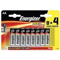 Energizer 2 dozen Max Alkaline Batterij - AA 1.5 V - 2 verp van 8+4 Stuks - Set van 24 batterijen