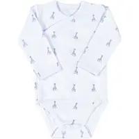 Sophie de Giraf Overslag Romper Wit 1m - 54 Cm