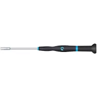 Witte Wittron 3.2x60 Mm Hex Socket Tip Precision Screwdriver Zilver