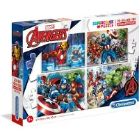 Clementoni Legpuzzel 4-in-1 Avengers - 20/60/100/180 Stukjes