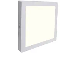 BES LED LED Downlight - Opbouw Vierkant 18W - Natuurlijk Wit 4200K - Mat Wit Aluminium - 225mm