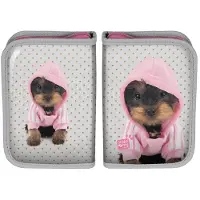 Studio Pets Gevuld Etui Hooded Puppy - 19.5 x 13.5 cm - 22 st. - Polyester