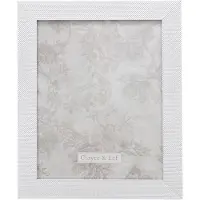 Clayre & Eef Zilvere Fotolijst 24*2*29 Cm / 20*25 Cm 2f0614l