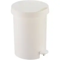 Sunware Zodiac pedaalemmer 5 L wit wit Metaal Prullenbak
