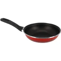 Magefesa Aluminium koekenpan/hapjespan Merida rood met anti-aanbak laag 22 cm - Koekenpannen
