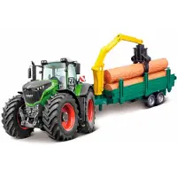 Bburago Tractor Fendt Jongens 31 Cm Abs Groen 2-delig