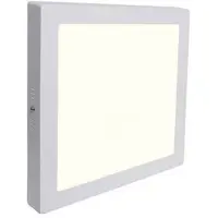 BES LED LED Downlight - Opbouw Vierkant 12W - Natuurlijk Wit 4200K - Mat Wit Aluminium - 170mm
