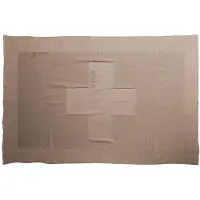 Slaap Vaak Stapelgoed Plaid Cross Roads - Bruin - 100x150 Cm
