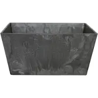 Artstone Plantenbak Ella 25 X 12 Cm Zwart