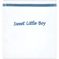 Shopsahopsa Briljant Baby Laken Sweet Little Boy 75x100 Cm Katoen Wit/blauw