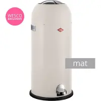 Wesco Prullenbak - Kickmaster Maxi Pedaalemmer - 40 l - Mat Zand