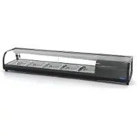 Maxima Sushi- en Tapasvitrine - 132 L - 5 x 1/2 GN - Tafelmodel