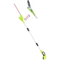 Greenworks 40V 2-in-1 Heggentrimmer Inclusief Batterij en Oplader