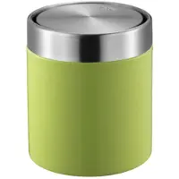 EKO - Fandy Tafelafvalbak 1,5 liter - Steel Stainless steel - lime groen, mat RVS - Prullenbak