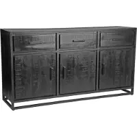 Label51 - Dressoir Chili - Zwart - 45x170x90cm
