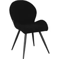 Label51 - Eetkamerstoel Sky - Zwart - 64x51x87cm - Set van 2