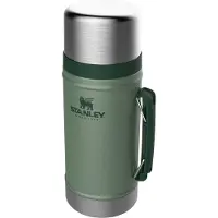 Stanley Classic Legendary Food Jar 0.94L - Thermos Lunchbox Houdt 20 Uur Warm - Deksel Dient Als Kom - Lekvrije Voedselcontainer - BPA-Vrij - Vaatwasserbestendig - Hammertone Green