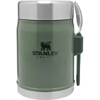 Stanley Legendary Hammertone Green Food Jar (Thermoskan), 0.4L + Spork - Groente