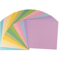 Vaessen creative Karton - Lente Kleuren- 305x305mm - Gladde textuur - 216g - 60 vellen