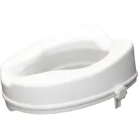 Aidapt Verhoogde toiletbril 5 cm - Ergonomisch zonder deksel - Wit