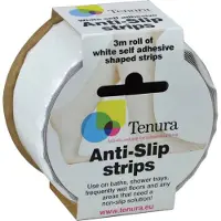 Aidapt anti slip strips 30 stuks - witte strepen