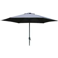PimXL Parasol - Stokparasol - Ø300cm - Antraciet