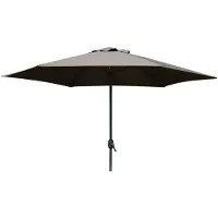 PimXL Parasol - Stokparasol - Ø300cm - Taupe