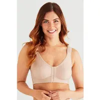 Swegmark level 3 sportbh Clean Curves met voorsluiting beige female | Maat: E 85