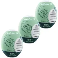 Satisfyer Egg Riffle - masturbatorei set - 3 stuks