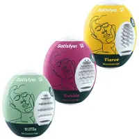 Satisfyer Egg RBF - eiermasturbator set - 3 stuks