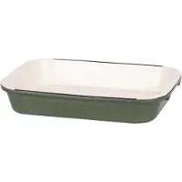 C&T Castard Ovenschotel Glansgroen 35,5x23,5xh6cm Gietijzer