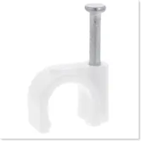 Q-Link Kabelclip | | 5 mm (20 stuks, Rond, Wit)