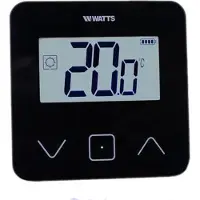 Watts Vision 2.0 Digitale Thermostaat Draadloos Zwart - BT-D03 RF