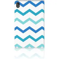 B2Ctelecom Book Case voor Lenovo Tab P11 | P11 Plus Tablet Hoes Zigzag Blauw
