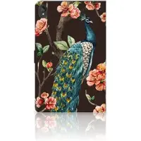 B2Ctelecom Lenovo Tab P11 | P11 Plus Flip Case Pauw met Bloemen