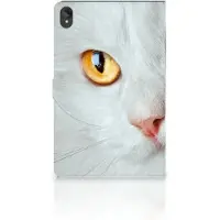 B2Ctelecom Lenovo Tab P11 | P11 Plus Flip Case Witte Kat