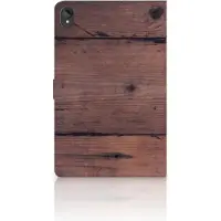 B2Ctelecom Lenovo Tab P11 | P11 Plus Tablet Book Cover Old Wood