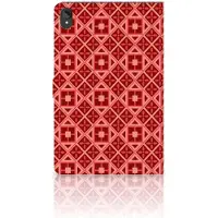B2Ctelecom Lenovo Tab P11 | P11 Plus Tablet Hoes Batik Rood