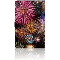 B2Ctelecom Lenovo Tab P11 | P11 Plus Tablet Hoes met standaard Vuurwerk