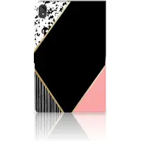 B2Ctelecom Lenovo Tab P11 | P11 Plus Tablet Beschermhoes Zwart Roze Vormen