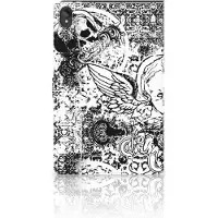 B2Ctelecom Tablettasje Lenovo Tab P11 | P11 Plus Skulls Angel
