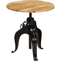 vidaXL Bartafel 75x(76-110) cm massief mangohout