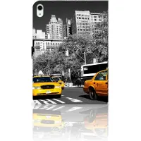 B2Ctelecom iPad Air (2020/2022) 10.9 inch Tablet Flip Case New York Taxi