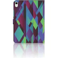 B2Ctelecom iPad Air (2020/2022) 10.9 inch Tablet Beschermhoes Abstract Green Blue