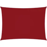 vidaXL Zonnescherm rechthoekig 2,5x4 m oxford stof rood
