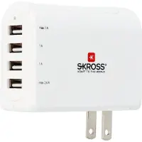 Skross USA USB Charger 4 Port
