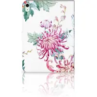 B2Ctelecom Book Case voor iPad Air (2020/2022) 10.9 inch Flip Case Bird Flowers